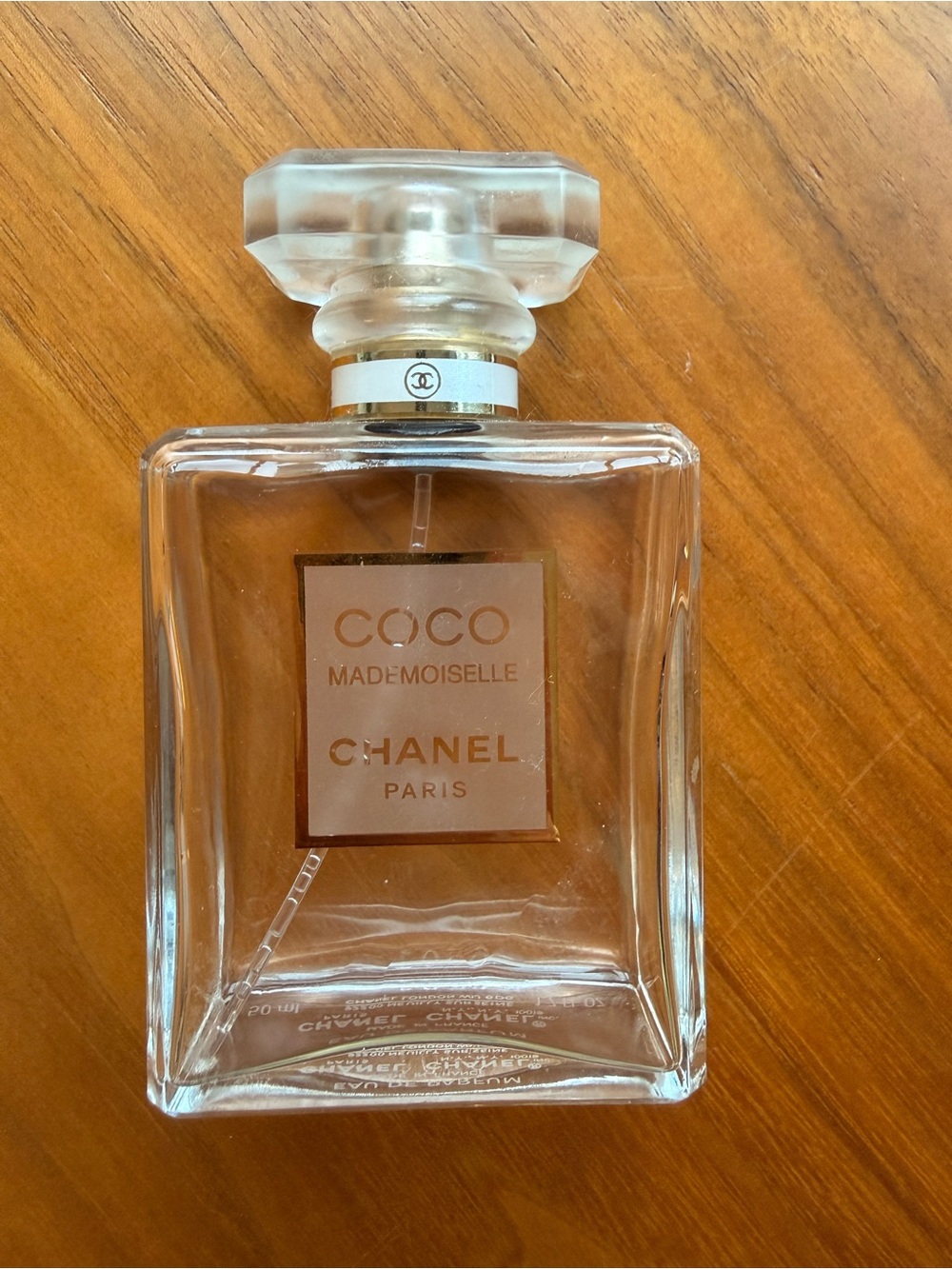 EMPTY Chanel Coco Mademoiselle 50ml / 1.7 fl oz. Perfume Bottle Decor